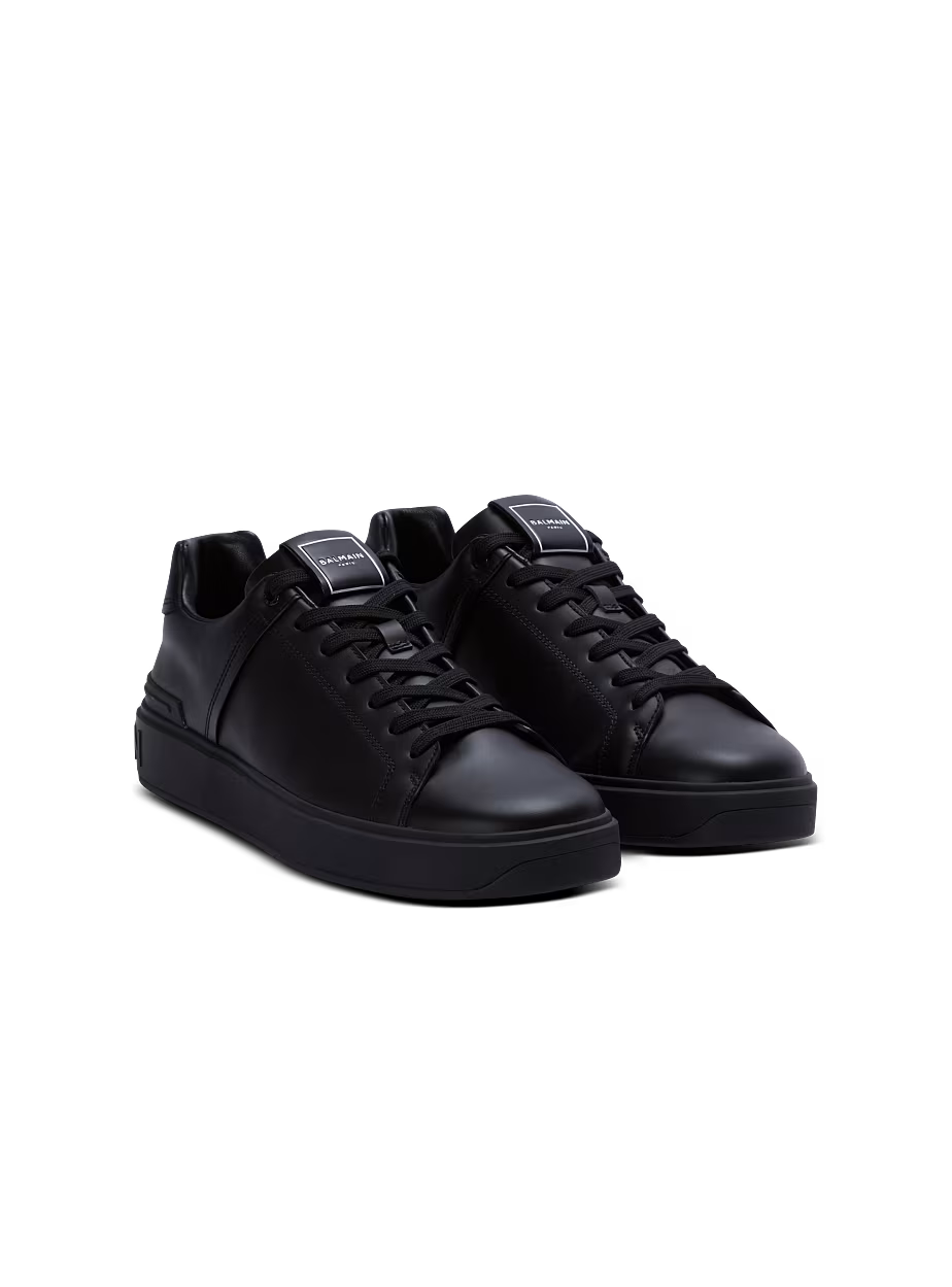 Balmain Court trainers in calfskin
