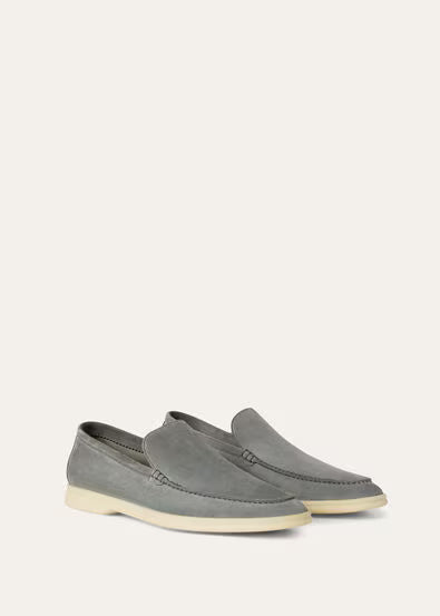 Loro Piana Summer Walk Loafer Gull Grey