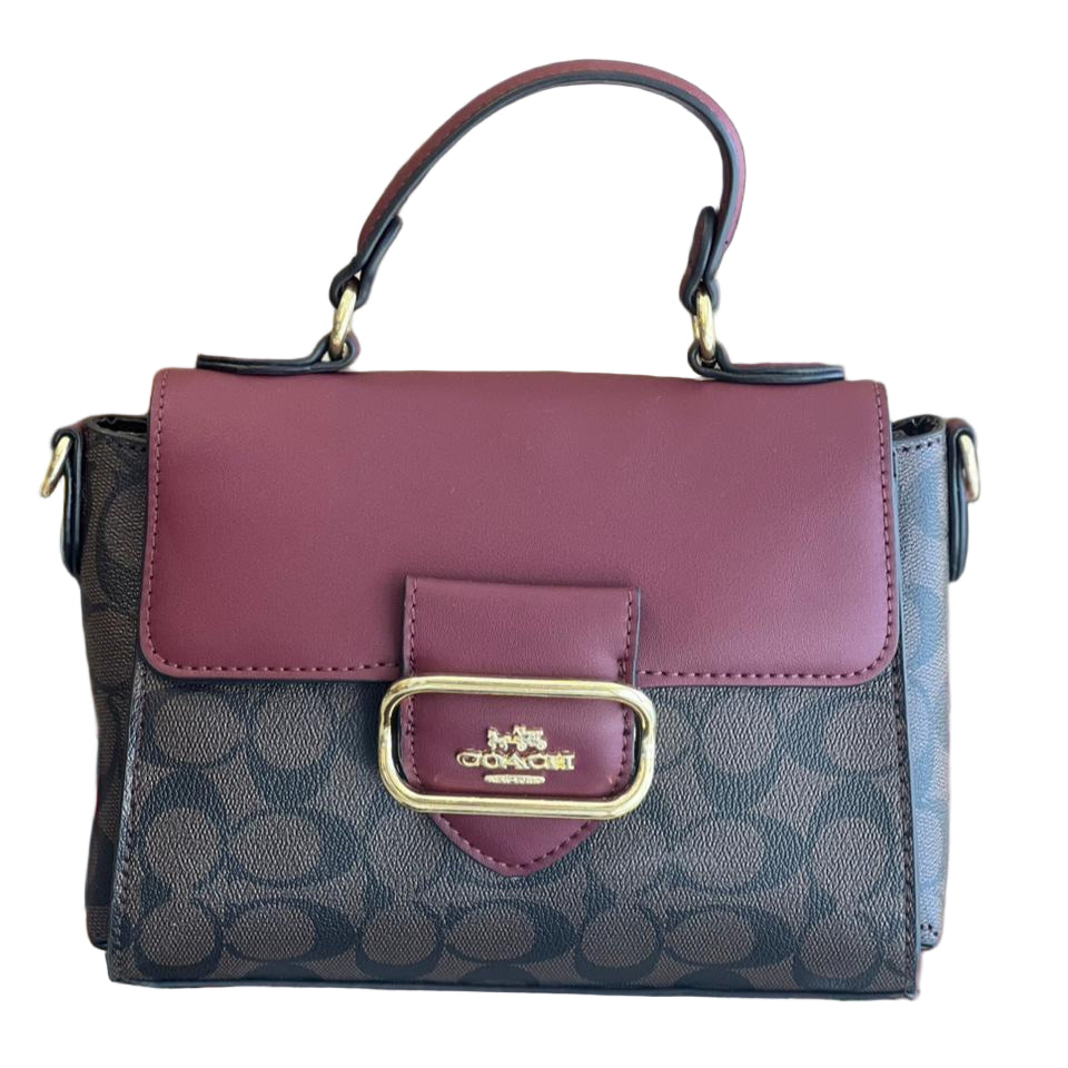 COACH Morgan Top Handle Satchel in Signature