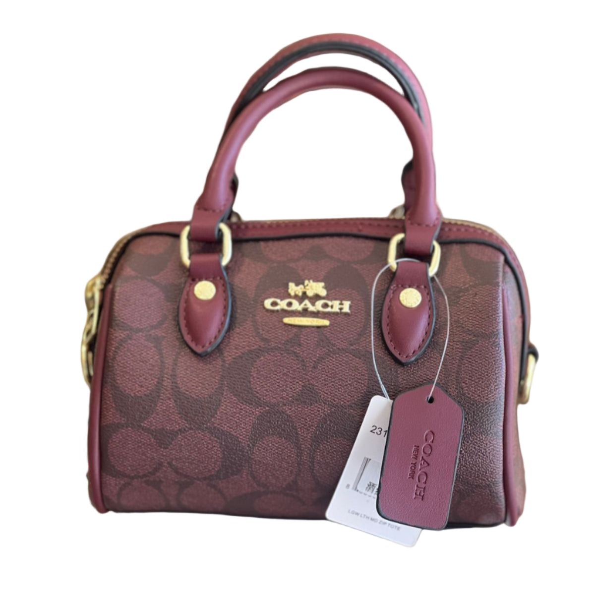 Coach Rowan Satchel Bag In Signature Canvas Women's