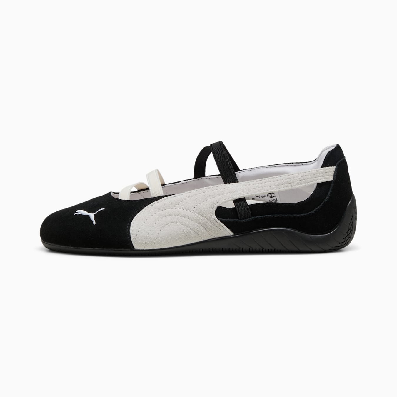Puma ballerina black white