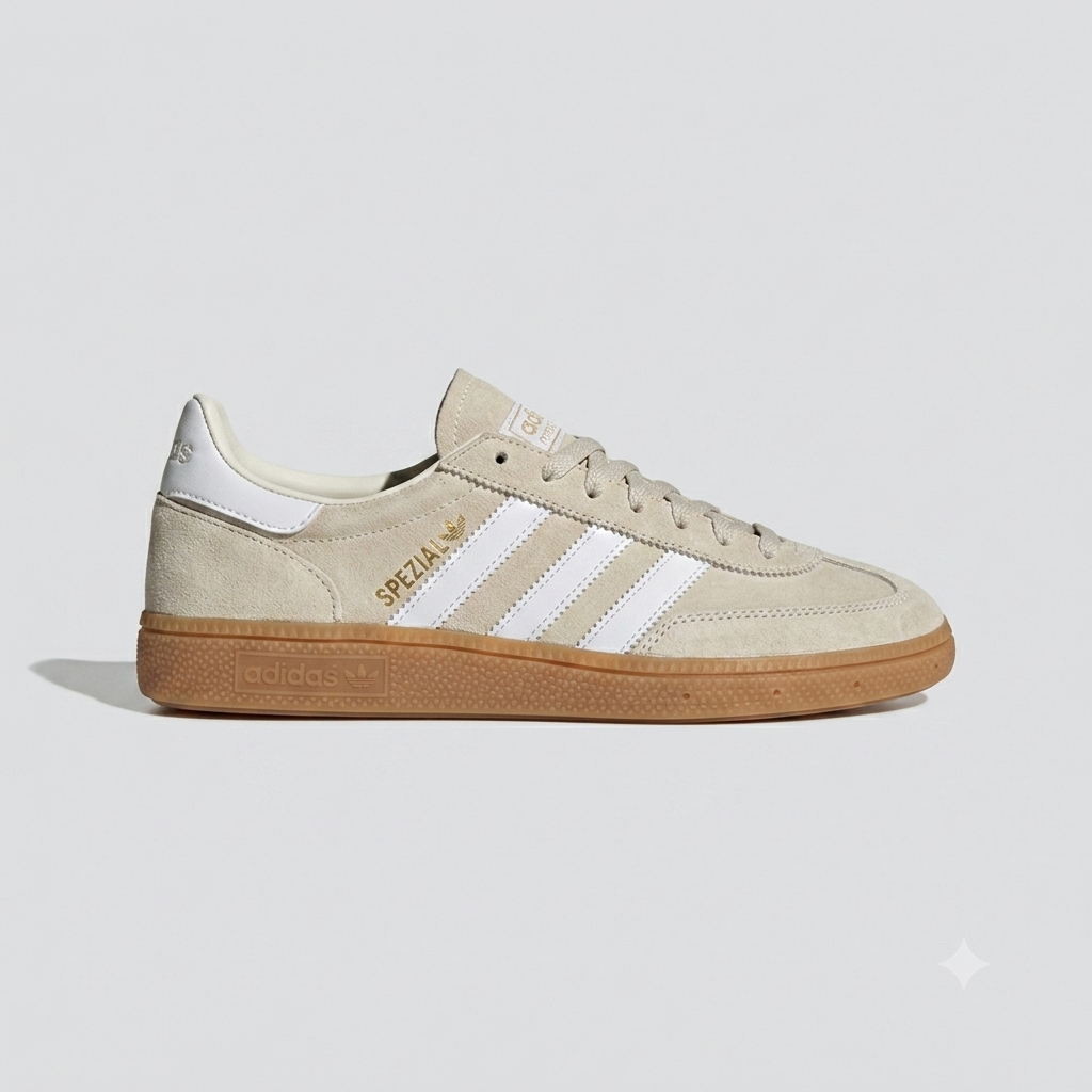 Adidas Handball Spezial Shoes in beige and Off White light