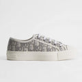 Dior Sneaker Deep Blue Dior Oblique Embroidered Cotton
