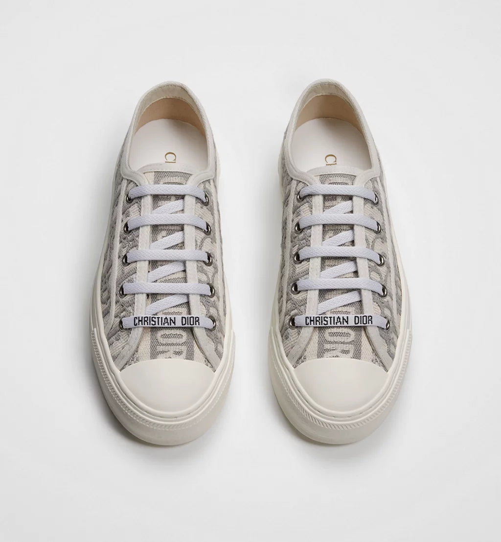 Dior Sneaker Deep Blue Dior Oblique Embroidered Cotton
