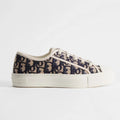 Dior Sneaker Deep Blue Dior Oblique Embroidered Cotton