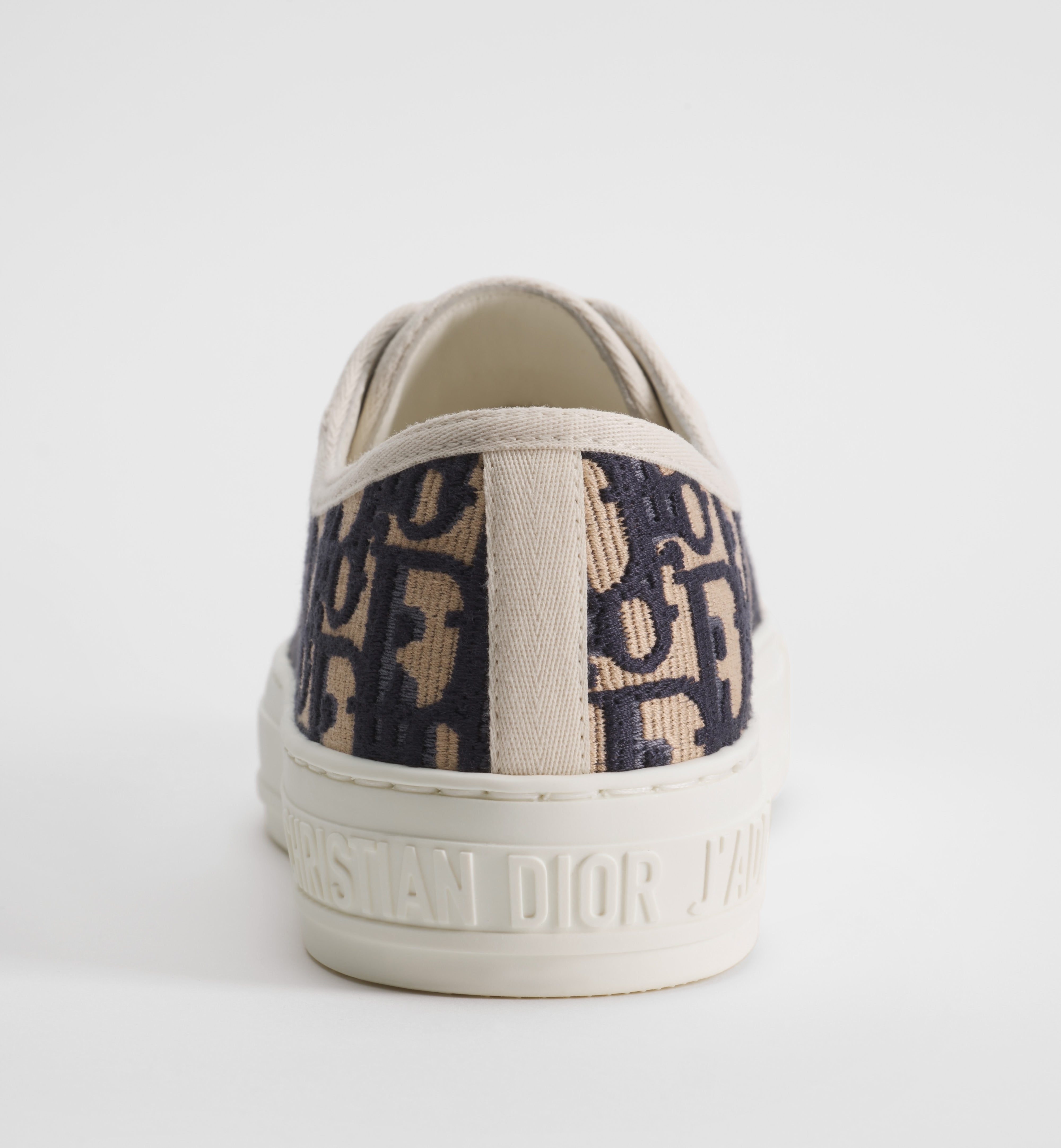 Dior Sneaker Deep Blue Dior Oblique Embroidered Cotton