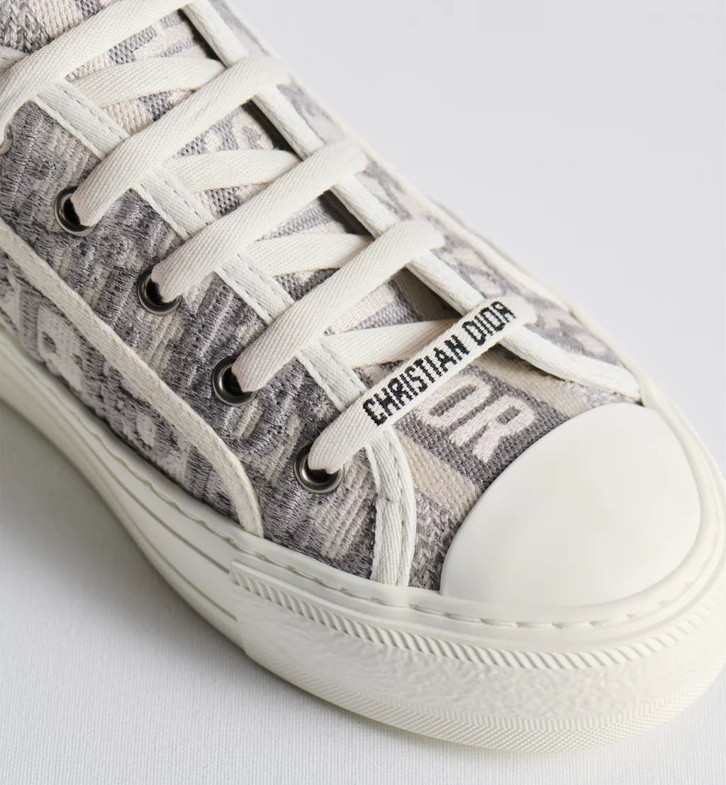 Dior Sneaker Deep Blue Dior Oblique Embroidered Cotton