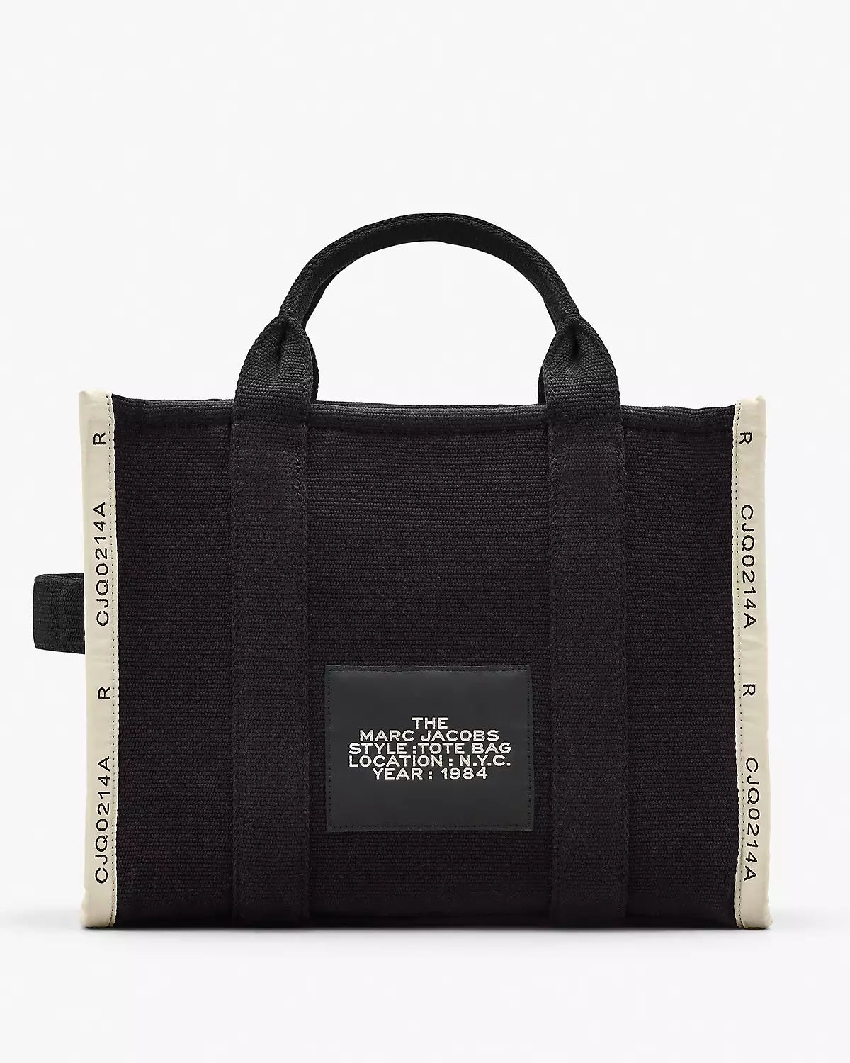 THE TOTE BAG The Jacquard Black Medium Tote Bag