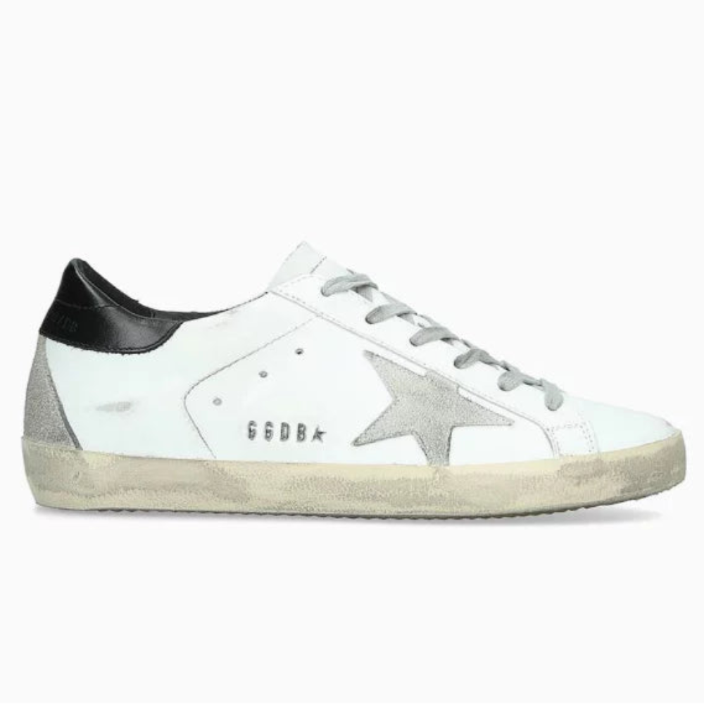 Golden Goose Superstar Sneakers White & White Star