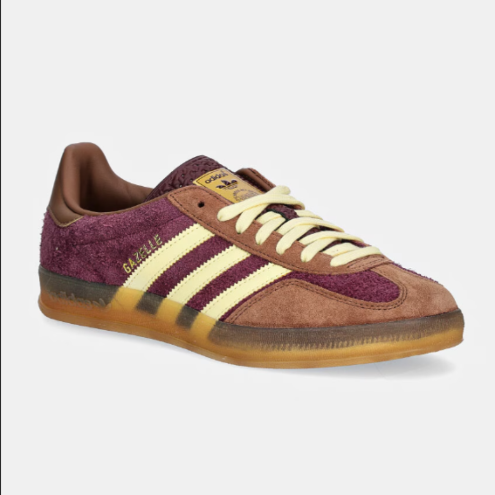 Adidas Gazelle Indoor Burgundy  Gold