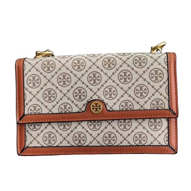 Tory Burch T Monogram Leather Shoulder Bag