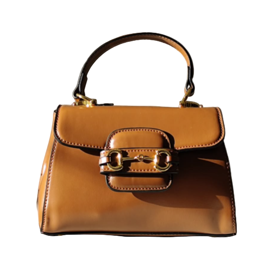 Gucci Horsebit 1955 medium top handle bag in honey leather