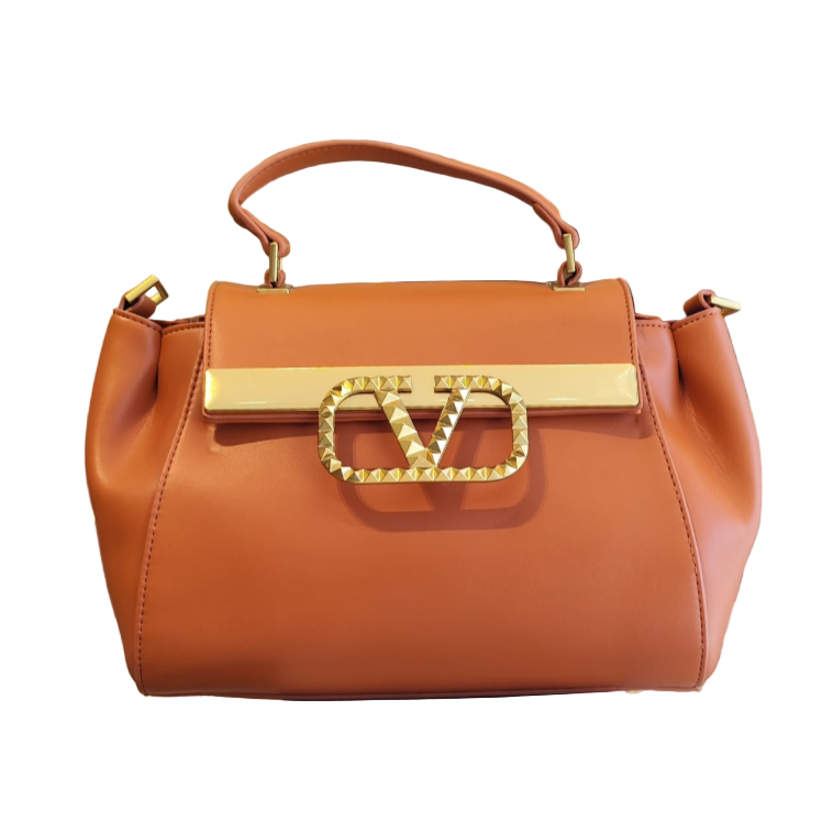 Valentino Garavani Rockstud Alcove Top Handle Bag Leather