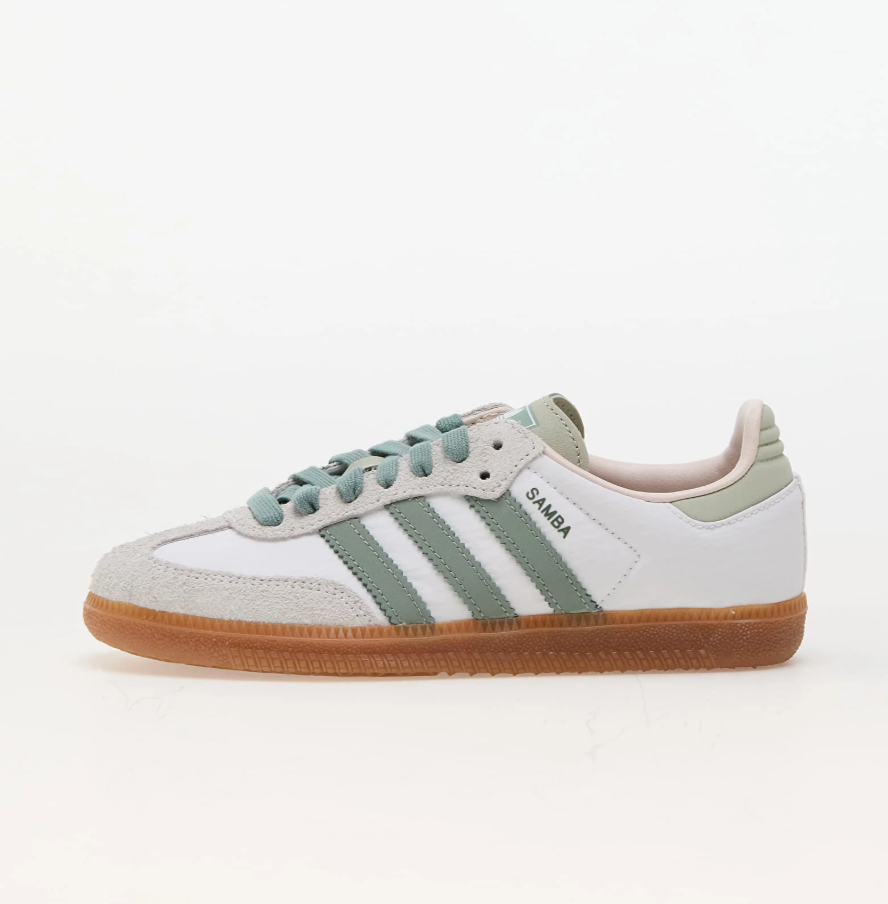 Adidas Samba OG Silver Green Putty Mauve