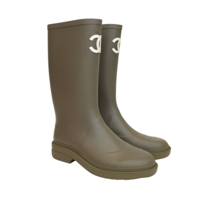 Chanel Chanel Rubber Rain Boots