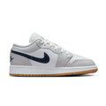 Nike GRADE-SCHOOL AIR JORDAN 1 LOW White Grey/Midnight Navy