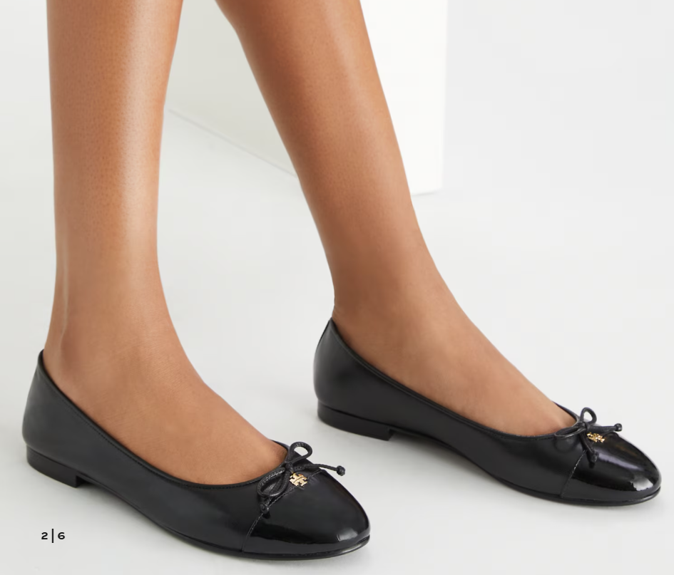 Tory Burch CAP-TOE BALLET