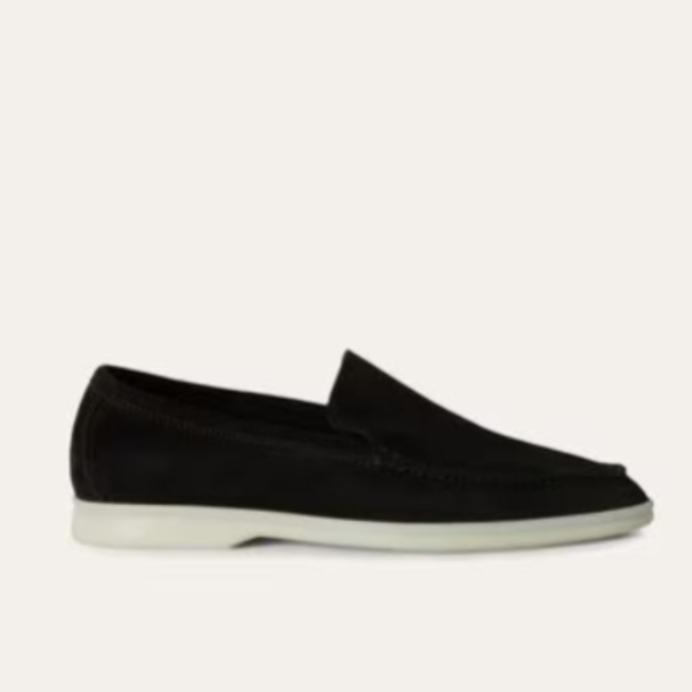 Loro Piana Summer Walk Loafer Black
