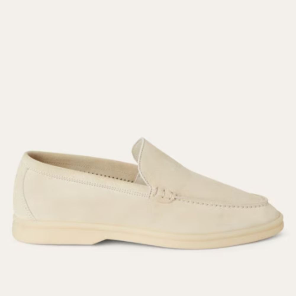 Loro Piana Summer Walk Loafer Beige