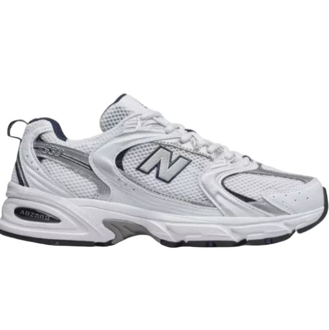 New Balance 530 Retro White Silver Navy