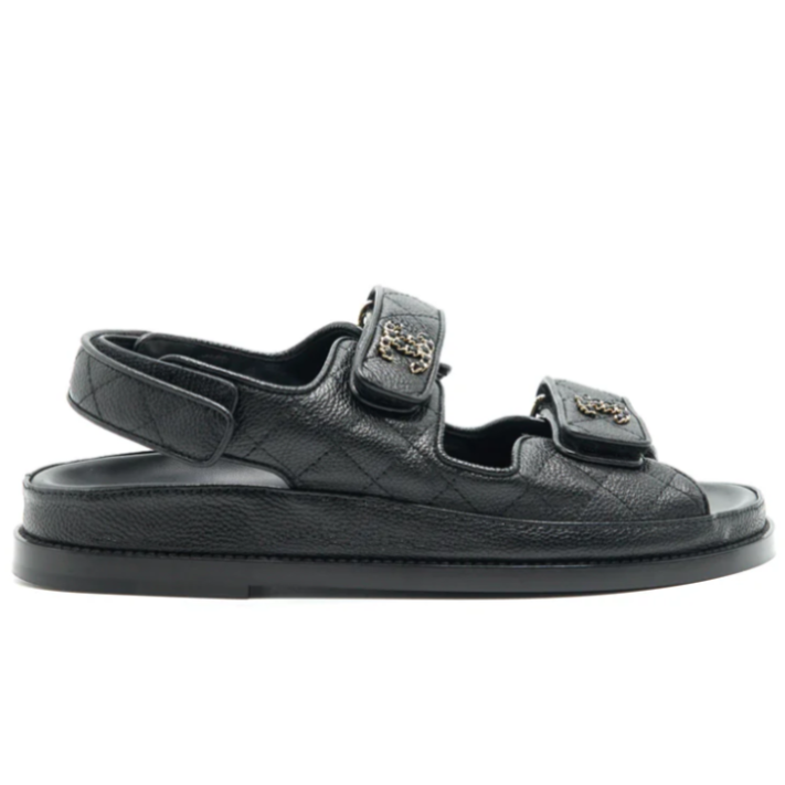 Chanel Dad Sandal Black