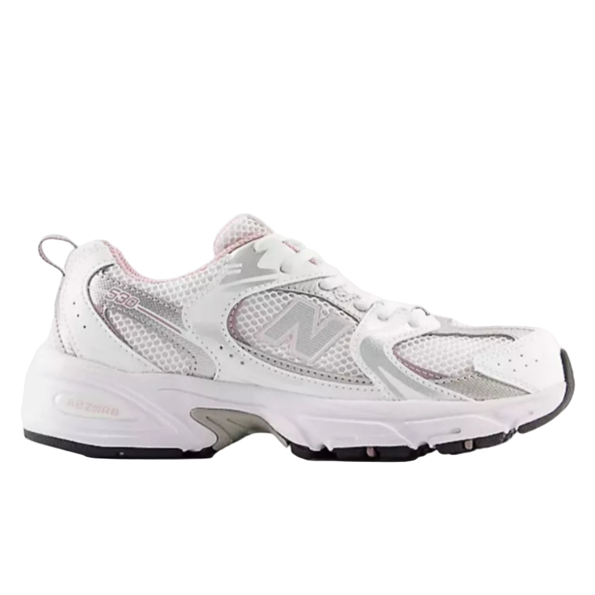 New Balance 530 White, Grey & Pink
