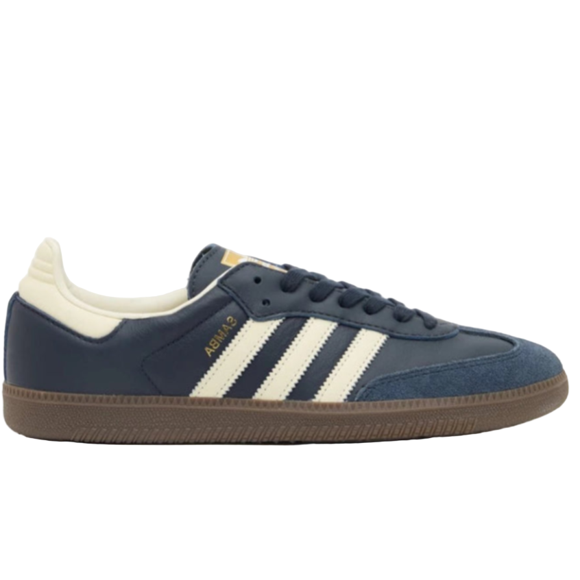 Adidas Original Samba Og Leather Dark Blue  White