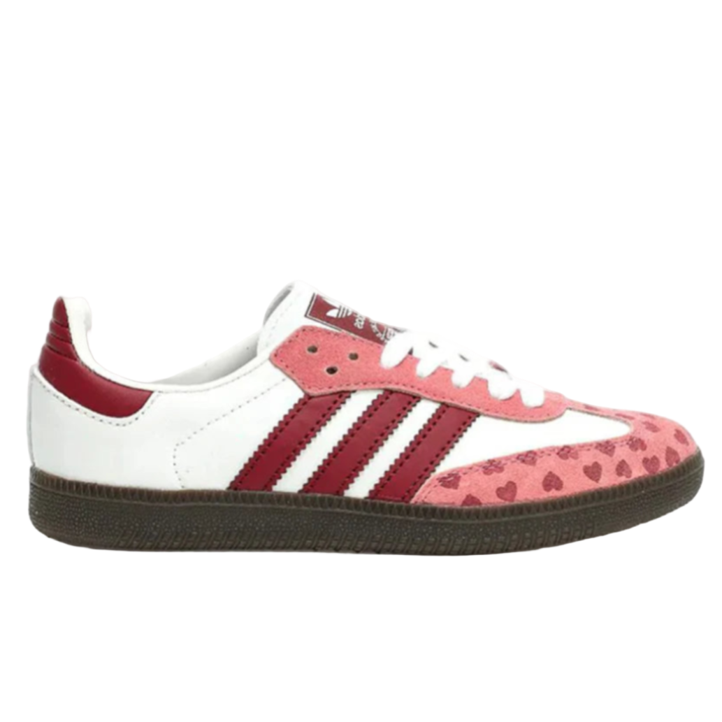 Adidas Samba Og Hearts White  Red