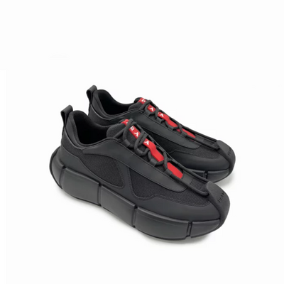 Prada 3D Cloudbust Thunder Technical Black Sneakers