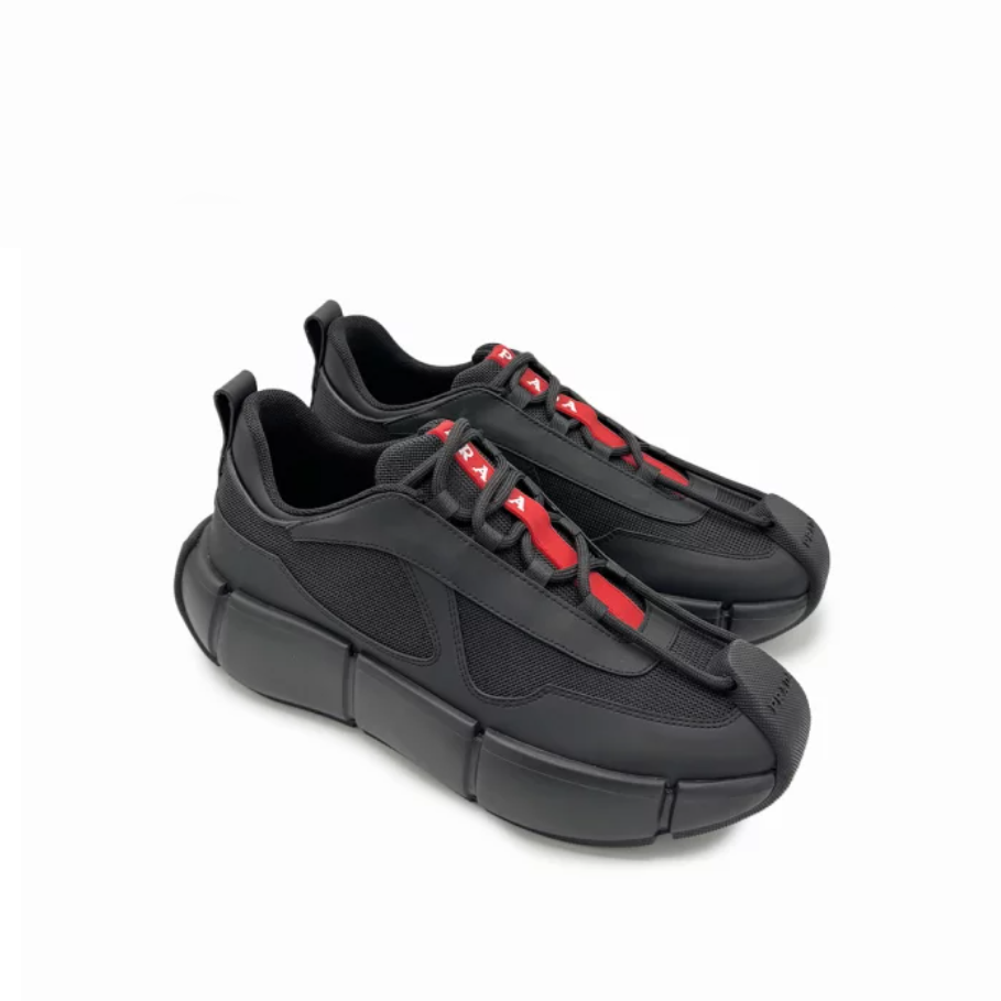 Prada 3D Cloudbust Thunder Technical Black Sneakers