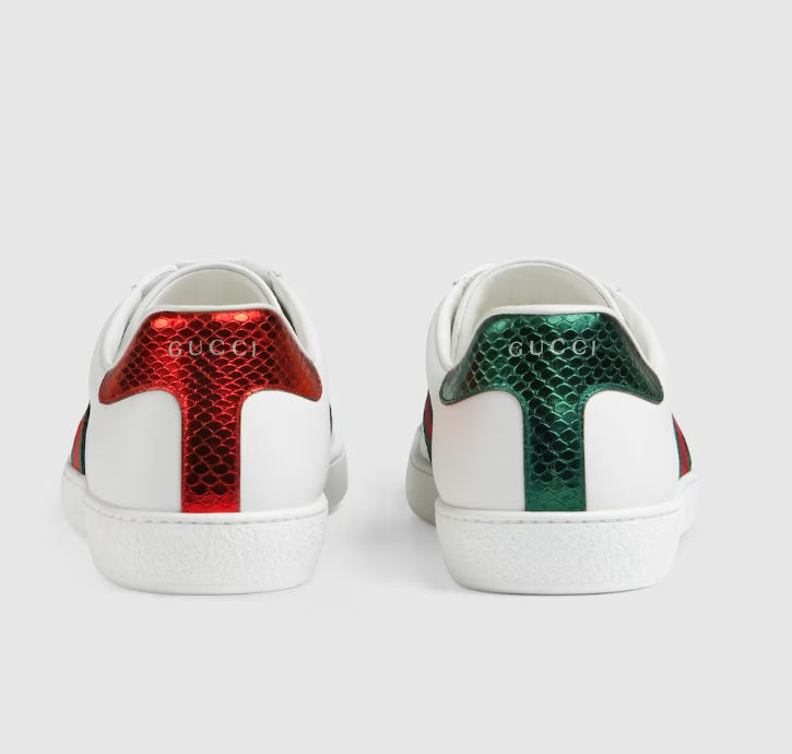 gucci ace sneaker with bee