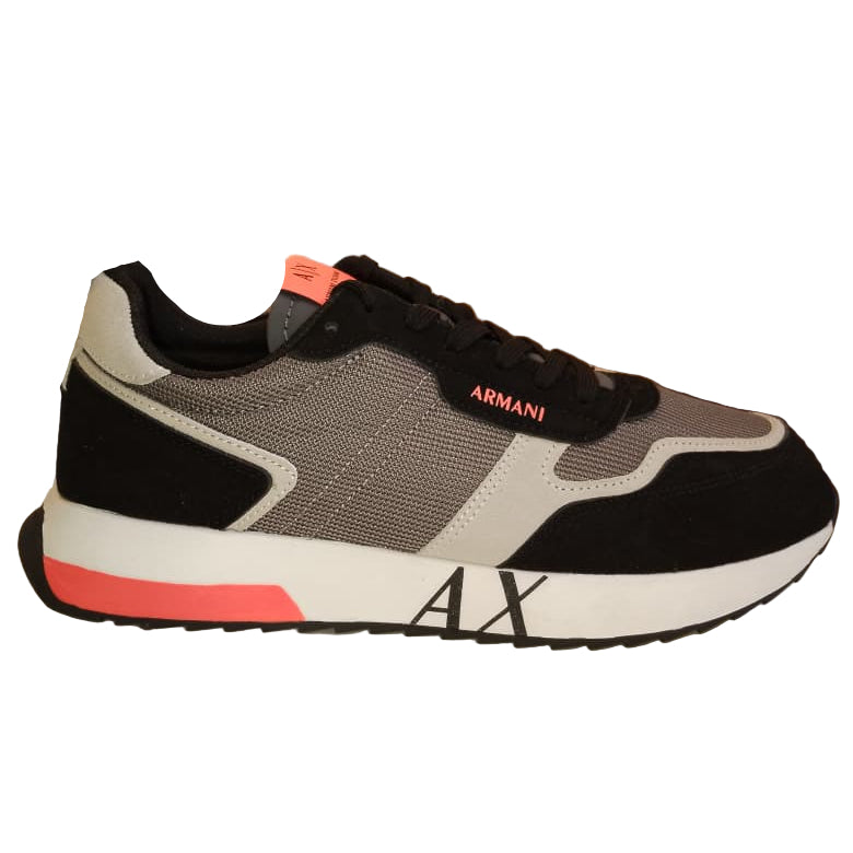 Armani Exchange Black  grey orange