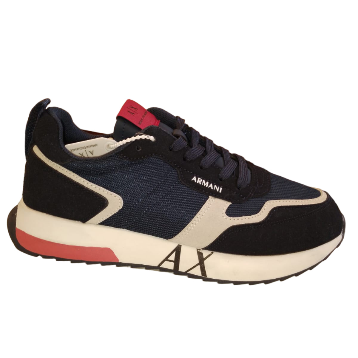 Armani Exchange navy red