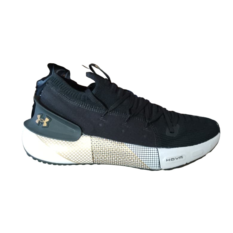 Under Armour Shift Running Shoes black white gold
