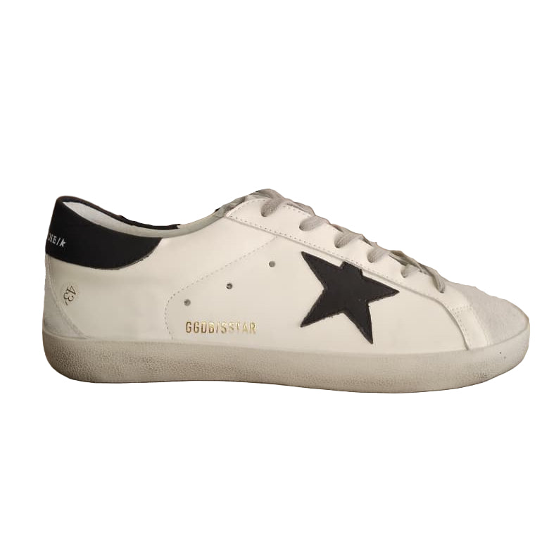 Golden Goose Superstar Sneakers white& Black Glitter Star