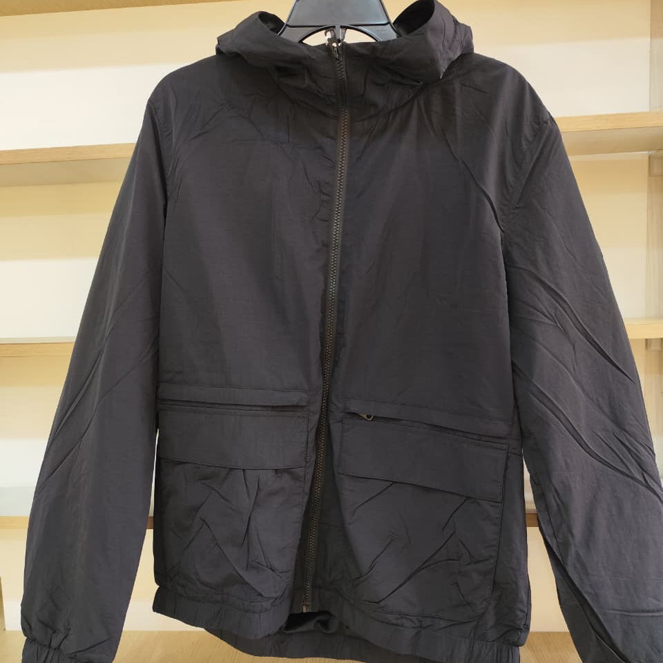 jacket black with hat