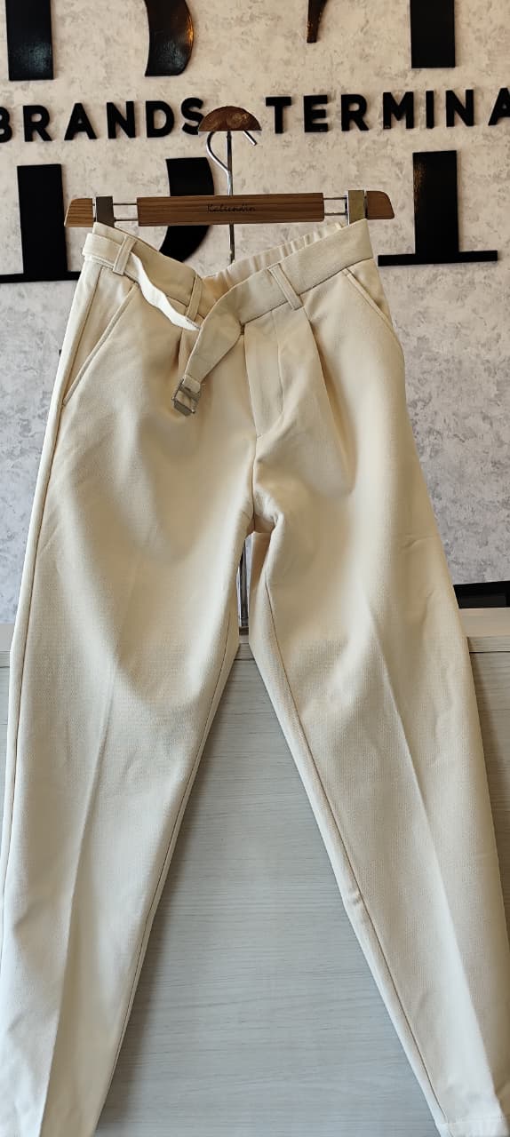 COTTON/LINEN TROUSERS