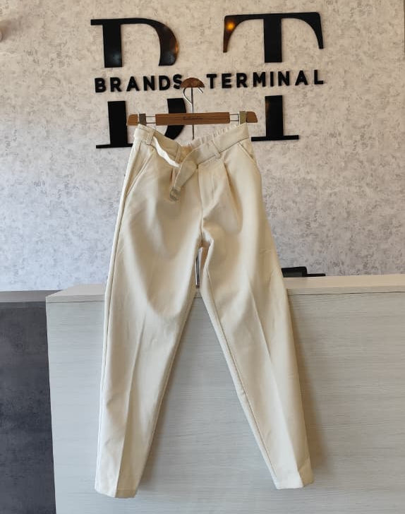 COTTON/LINEN TROUSERS