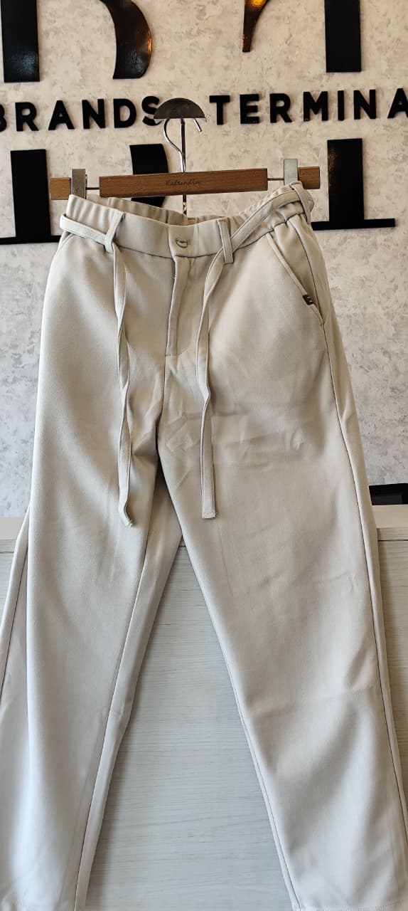 COTTON/LINEN TROUSERS
