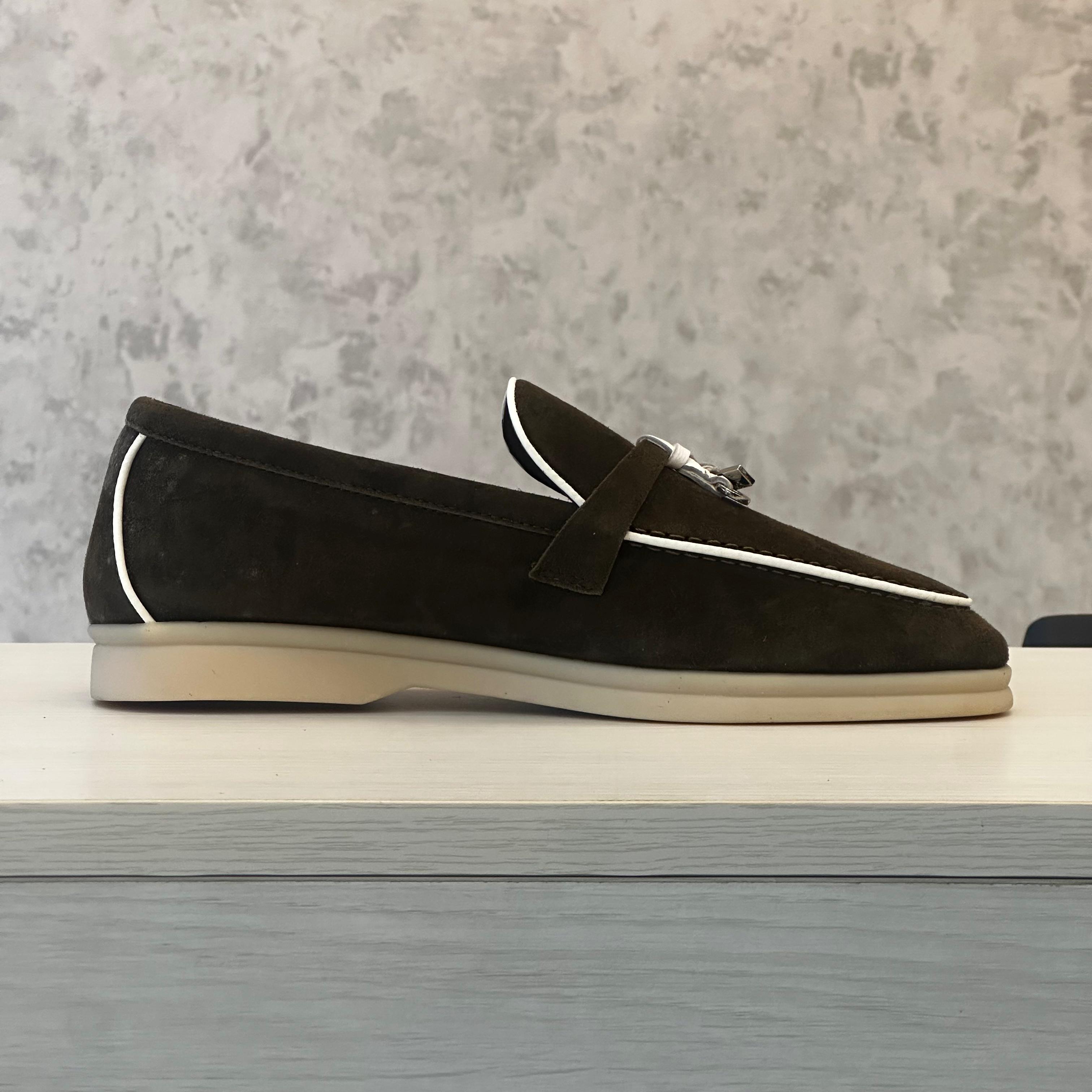 Loro Piana Loafer Charm OILY White Line