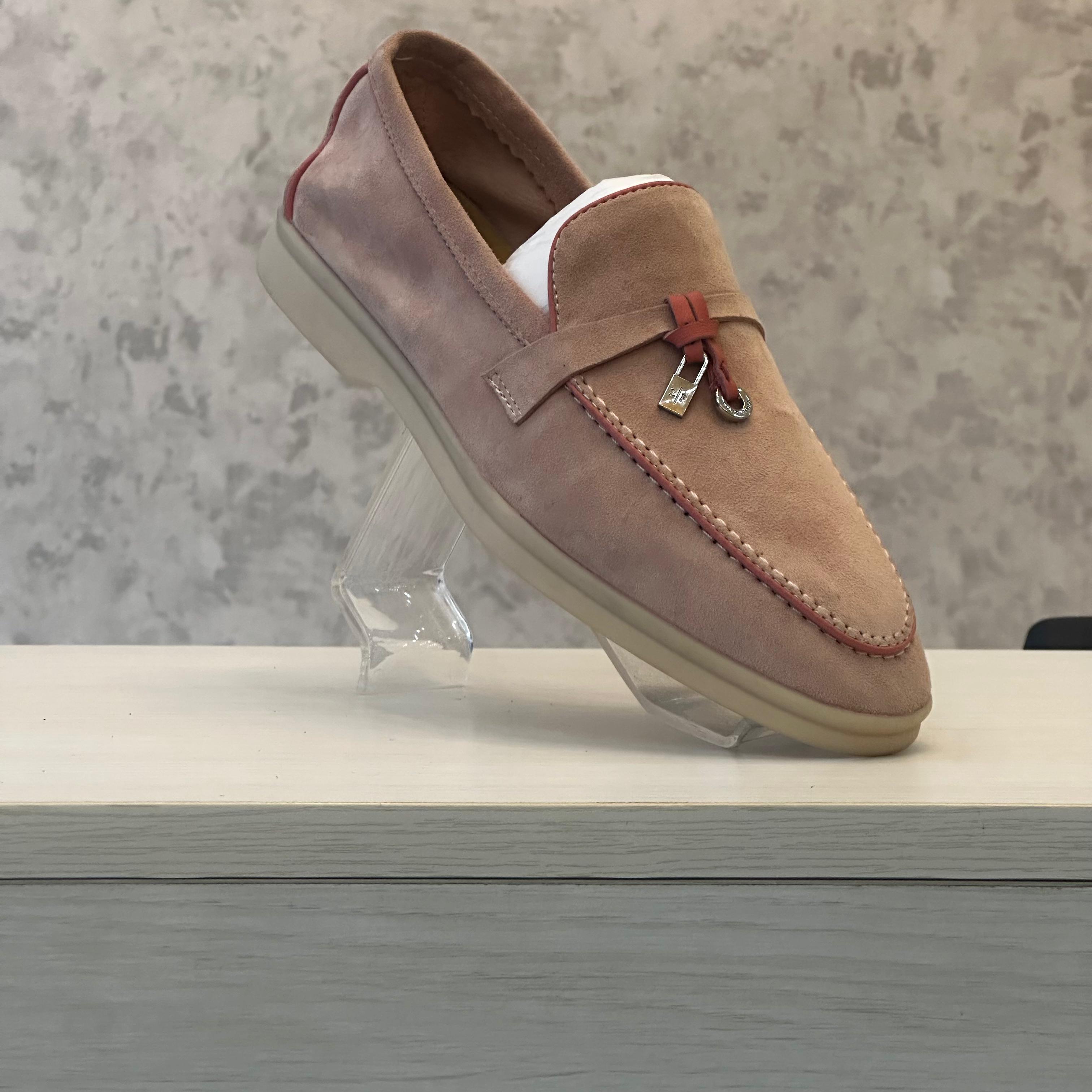Loro Piana Loafer Charm Beige Pink
