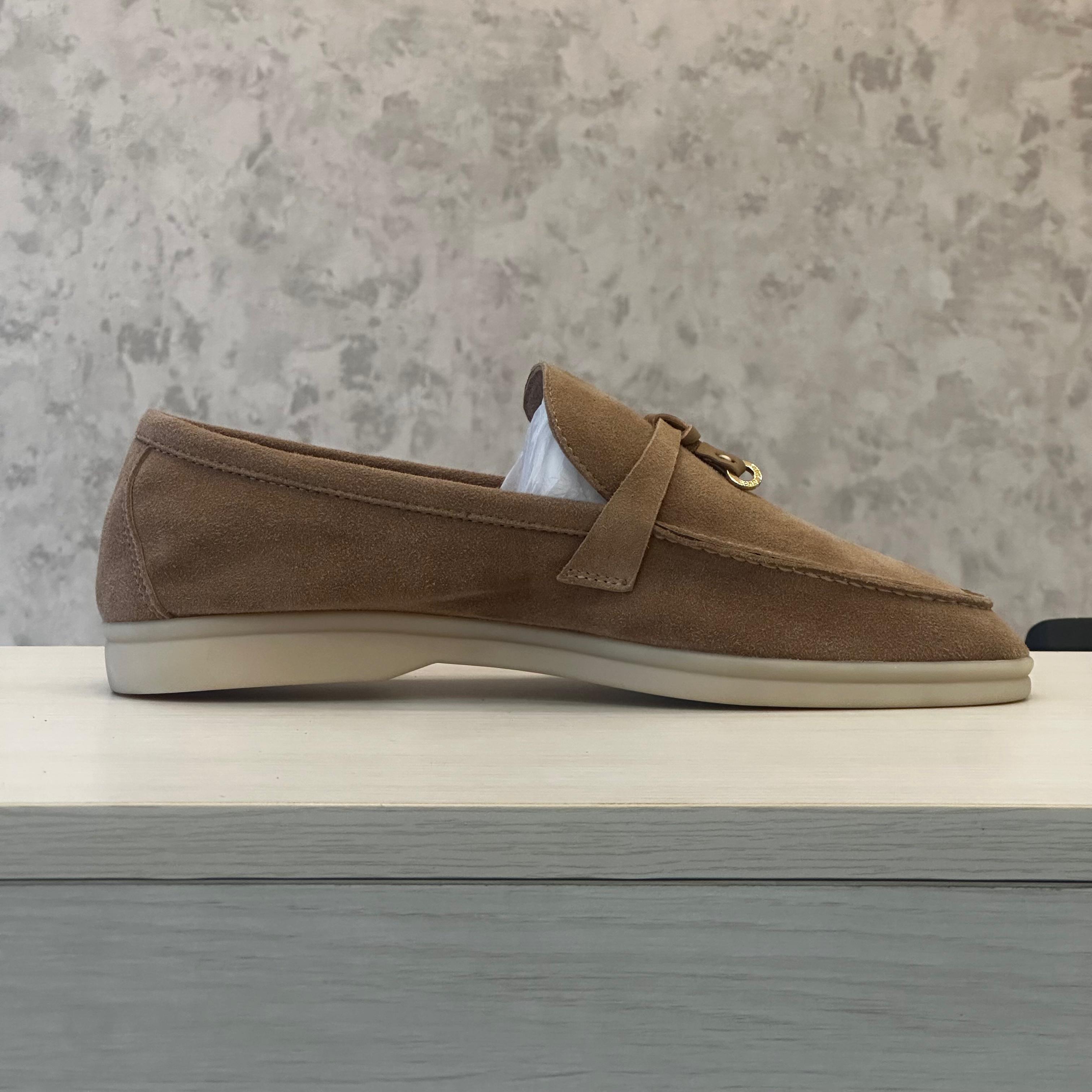 Loro Piana Summer Walk Loafer Brown