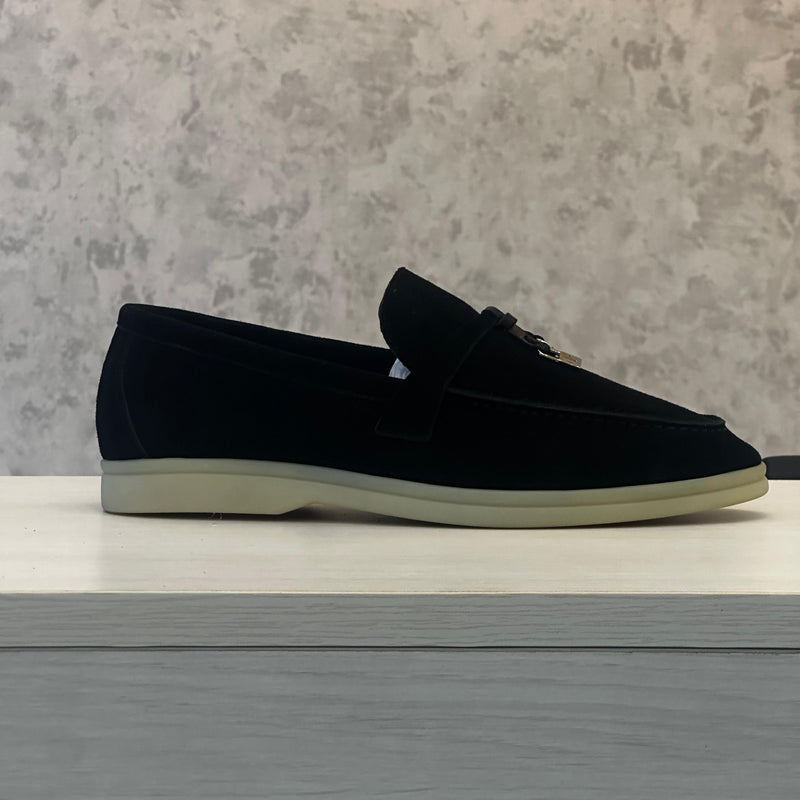 Loro Piana Loafer Charm Black