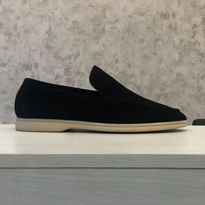 Loro Piana Summer Walk Loafer Black