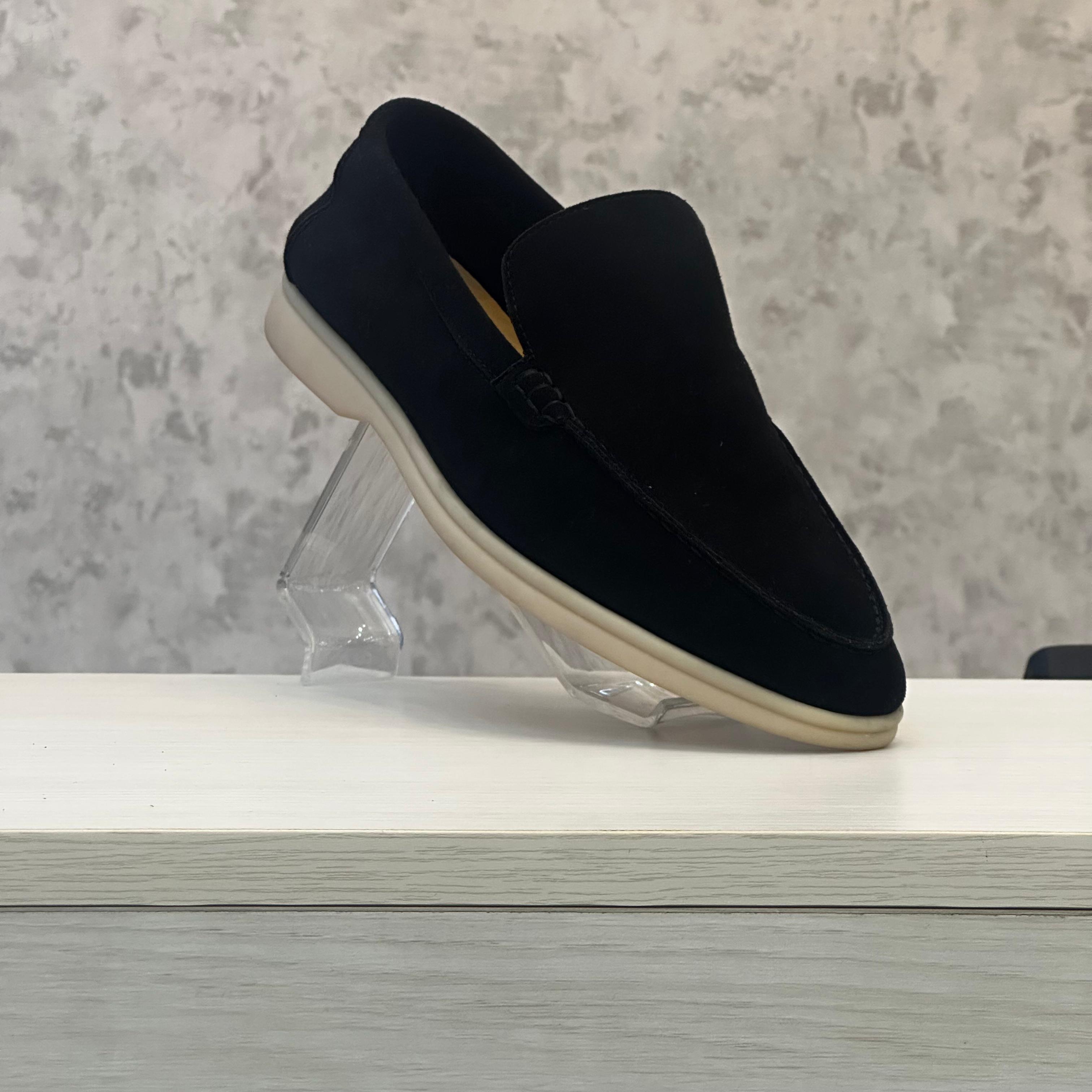 Loro Piana Summer Walk Loafer Black