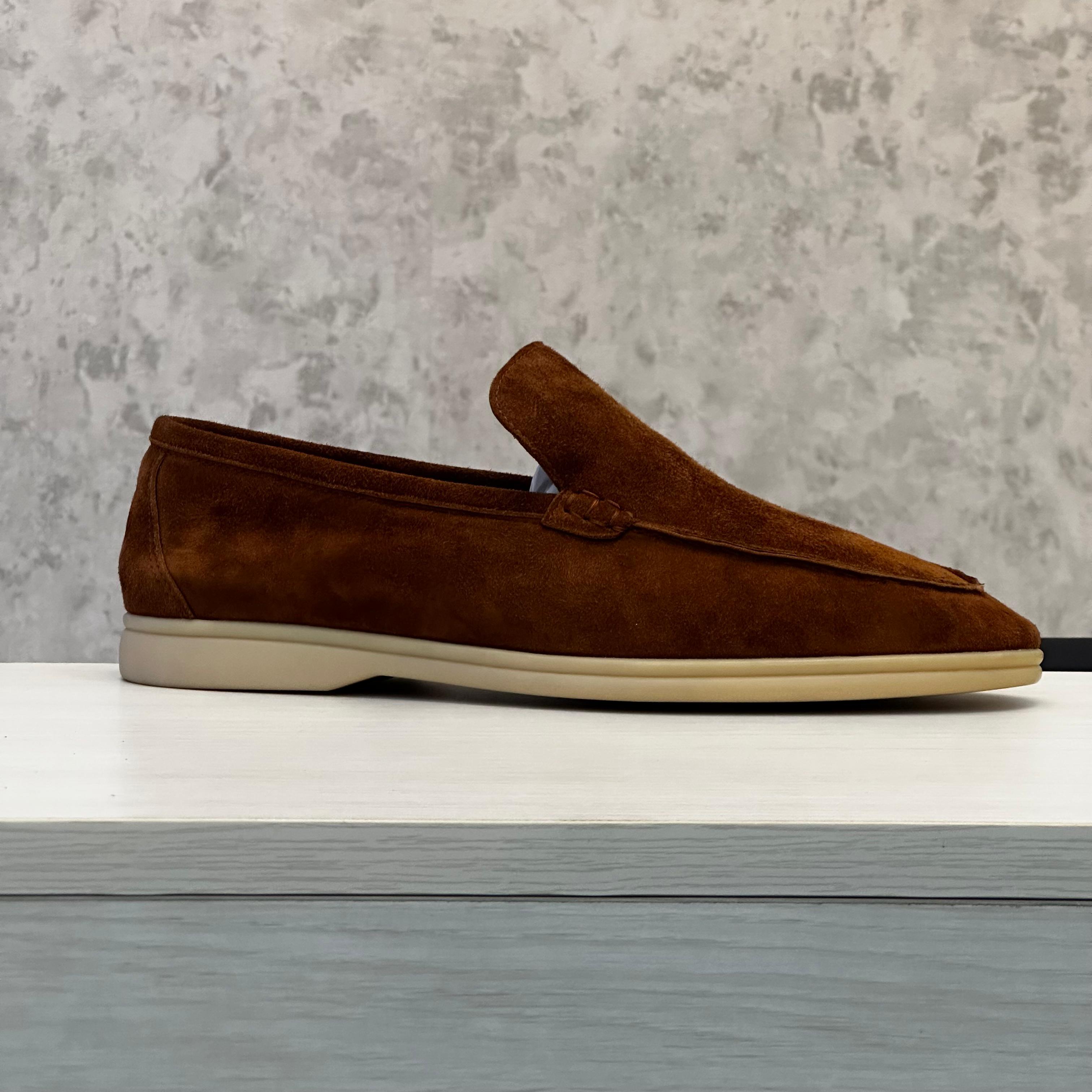 Loro Piana Summer Walk Loafer Honey