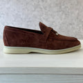 Loro Piana Loafer Charm brown maroon