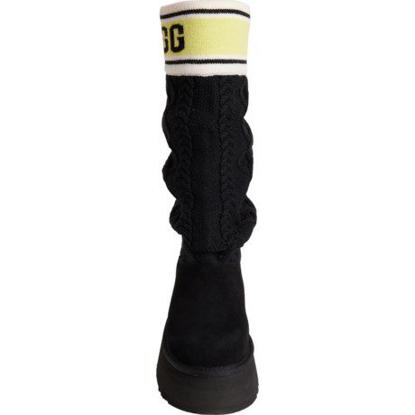 UGG Classic Sweater Letter "Black"