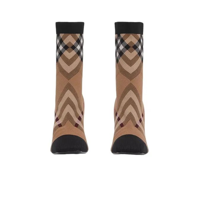Burberry Checked Ankle "Camel"