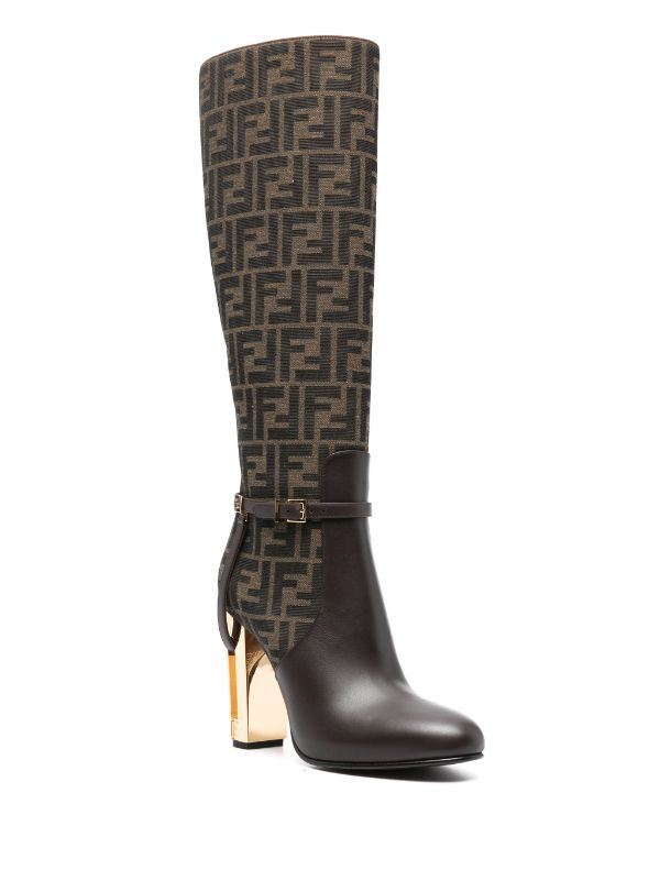 Fendi Delfina Monogram Knee